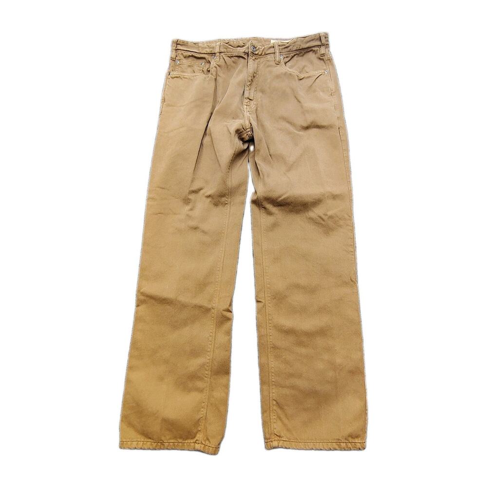 Orvis Five Pocket Brown Pants Mens Size 36x32 Fast Shipping Canvas Outdoor